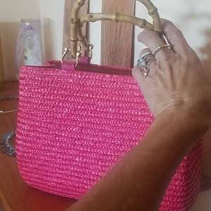 Vintage Summer straw bag